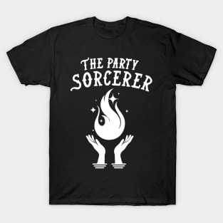 Sorcerer Dungeons and Dragons Team Party T-Shirt